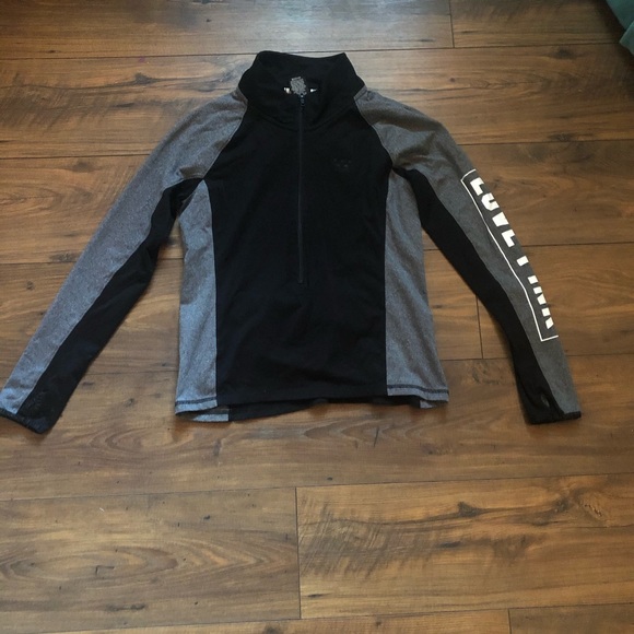 Pink half zip